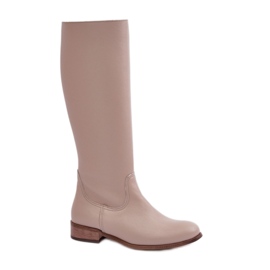 Zazoo 3616 Botas sin aislamiento para mujer, beige