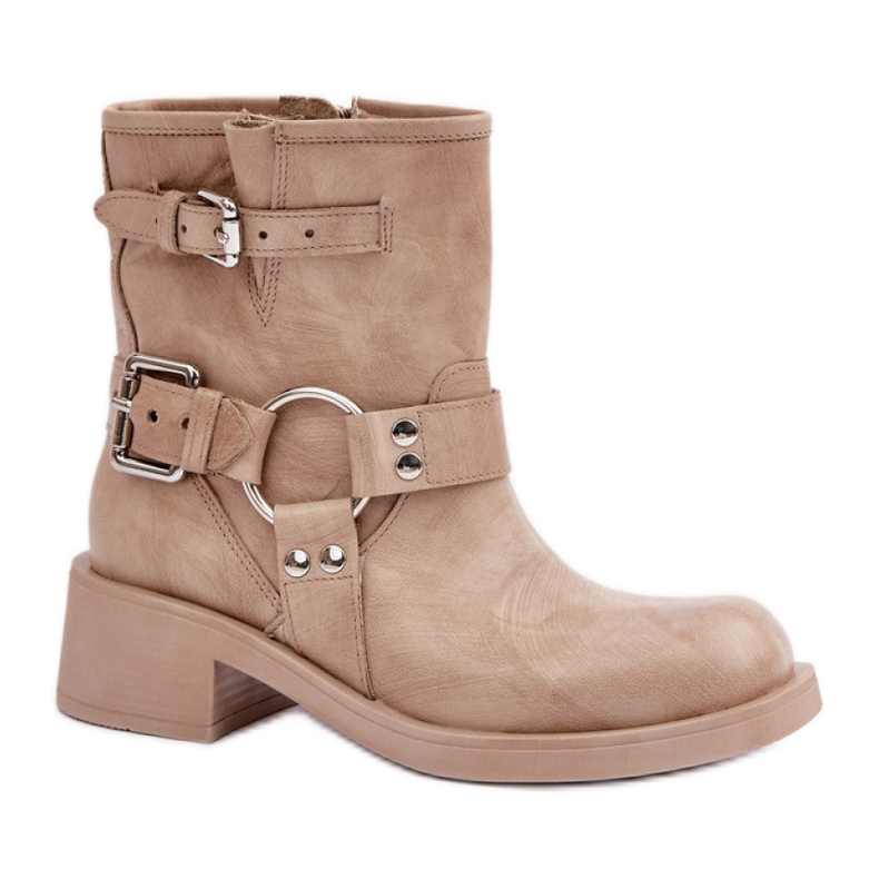 Botas sin aislamiento para mujer Zazoo 3644 beige