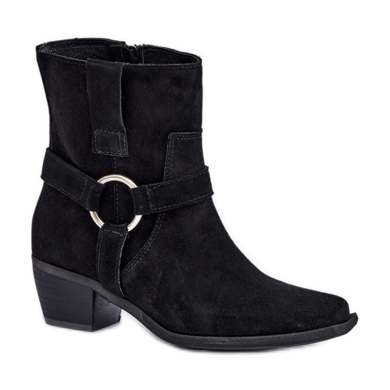 Botas sin aislamiento para mujer Zazoo 3444/2 negro Botas sin aislamiento para mujer Zazoo 3444/2 negro