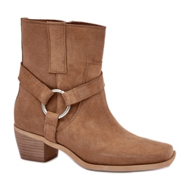 Botas sin aislamiento para mujer Zazoo 3444/2 beige