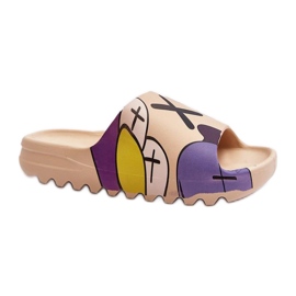 Chanclas de mujer CK240P beige