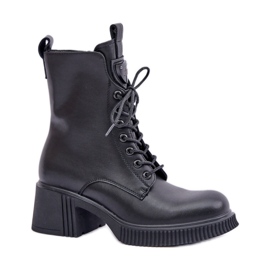 Botas Mujer Piel Natural 66671 negro