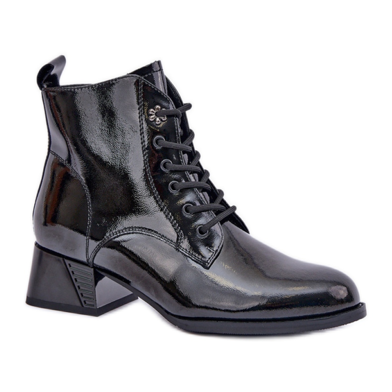 Botas Mujer Charol Da JC42-53 negro