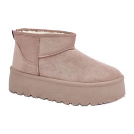 Botas de Nieve Mujer Forradas con Pelo TL242-39, beige