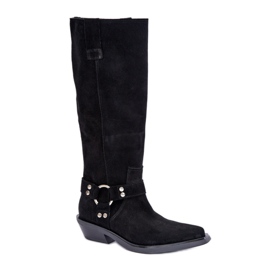 Botas cowboy sin aislamiento Zazoo 3656, negro