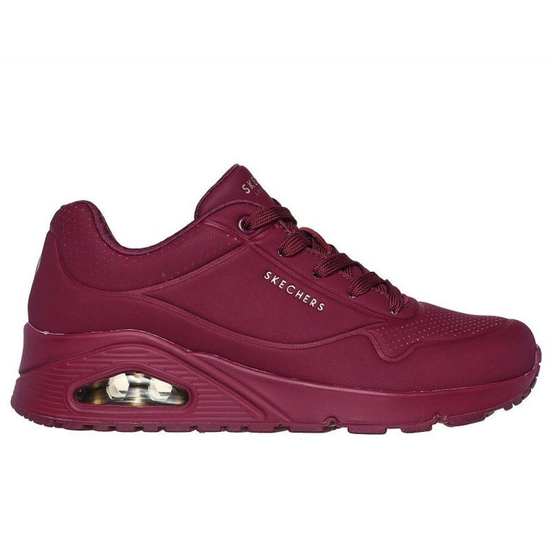 Zapatillas Skechers Uno Stand on Air 73690-PLUM rojo