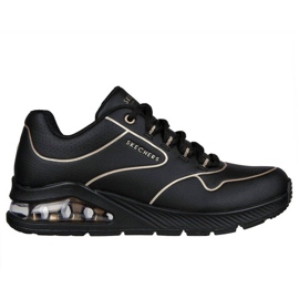 Zapatos Skechers Uno 2 Adornos Dorados 155637-BKGD negro