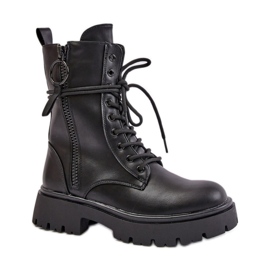 Botas de trabajo aisladas para mujer 24BT35-7870 negro