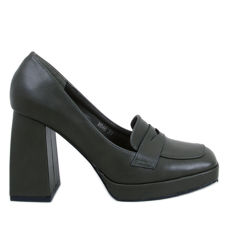 Zapatos de tacón para mujer, verdes.