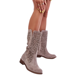 Botas con el Patrón Lewski 3366/2 Cappuccino beige