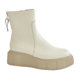 Zazoo Botas Plataforma Mujer 60369 beige