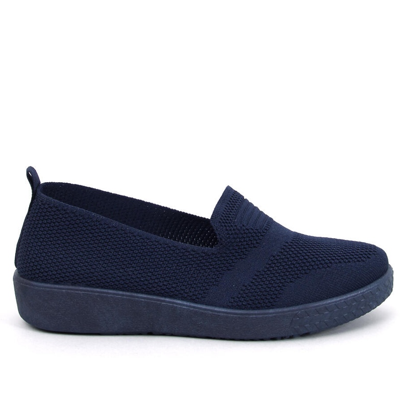 Zapatillas tipo calcetín para mujer, azul marino. Zapatillas tipo calcetín para mujer, azul marino.