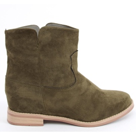 Botas aislantes con cuña oculta, tonos verdes