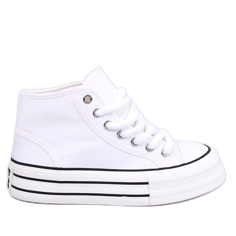 Zapatillas mujer plataforma blancas blanco