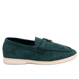 Seastar Mocasines de ante verde suave