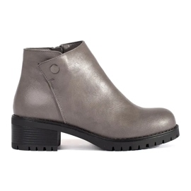 Botas de ecopiel grises