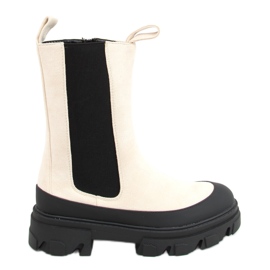Botas Chelsea con aislamiento beige