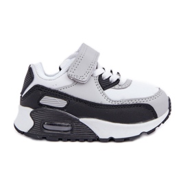 FR1 Zapatillas Deportivas Infantiles con Plataforma, Blanco y Negro