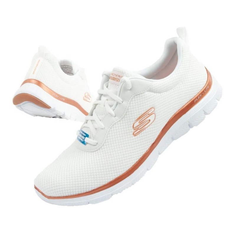 Zapatos Skechers Flex Appeal 4.0 Brillant View 149303/WTRG blanco