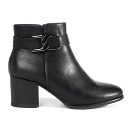 Botines de tacón Sergio Leone negros