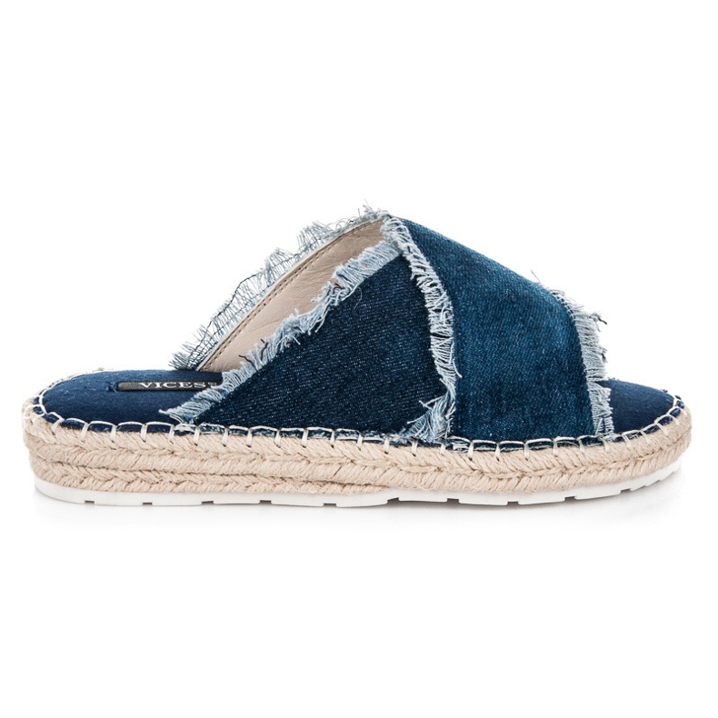 Vices Alpargatas zapatillas de mezclilla azul