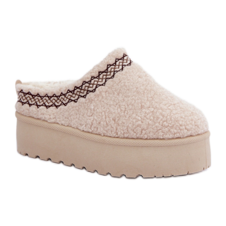 Botas de nieve mujer plataforma beige Botas de nieve mujer plataforma beige