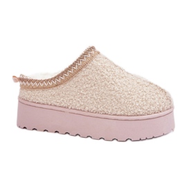 Botas de nieve mujer plataforma beige
