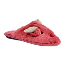 Step in style Pantuflas Modelo Asielle YL-54 Coral - Pisa con estilo rojo