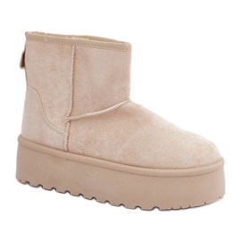 Step in style Botas de nieve Leanara modelo 88-61 Beige Claro - Pisa con estilo