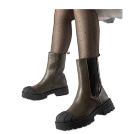 Botas Chelsea con aislamiento verde oscuro de Porcigatone - Solea