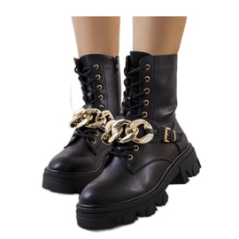 Botas negras con cadena Laboy - Solea negro