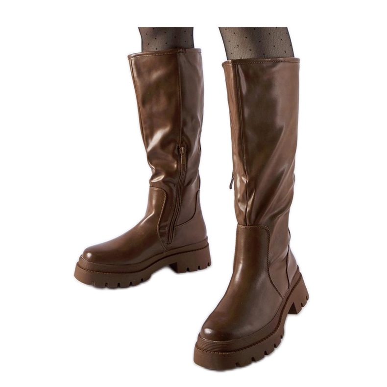 Botas clásicas planas marrones de Christien - Solea marrón