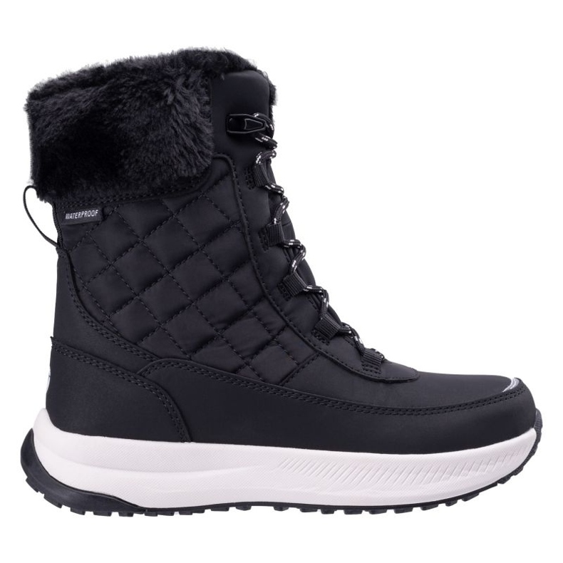 Botas de nieve Iguana Marfil negro