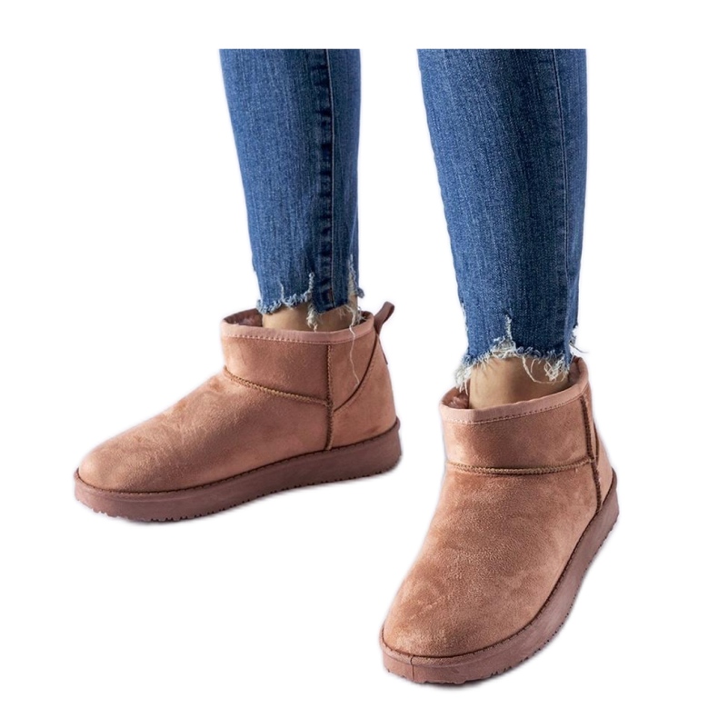 Rosa Guglielma - Botas de nieve cortas con aislamiento Solea rosado