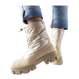 Botas de nieve beige con puño Cendrillon - Solea Botas de nieve beige con puño Cendrillon - Solea