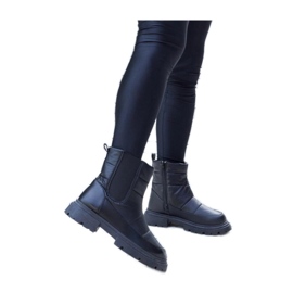 Botas de nieve cálidas negras negro