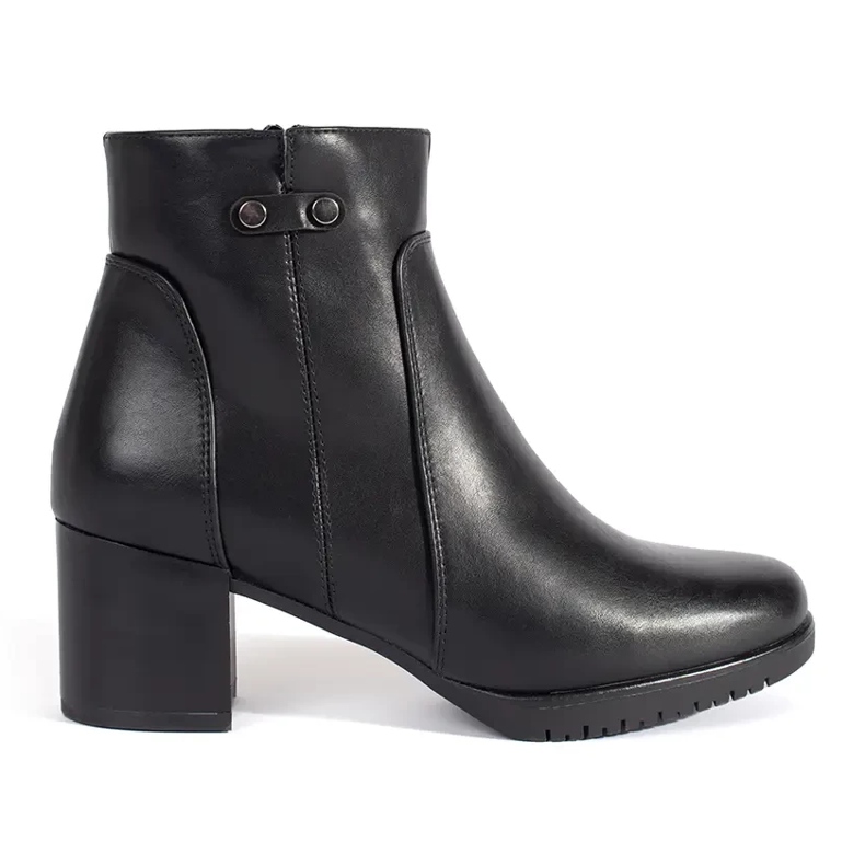 Botines negros de tacón de Sergio Leone Botines negros de tacón de Sergio Leone