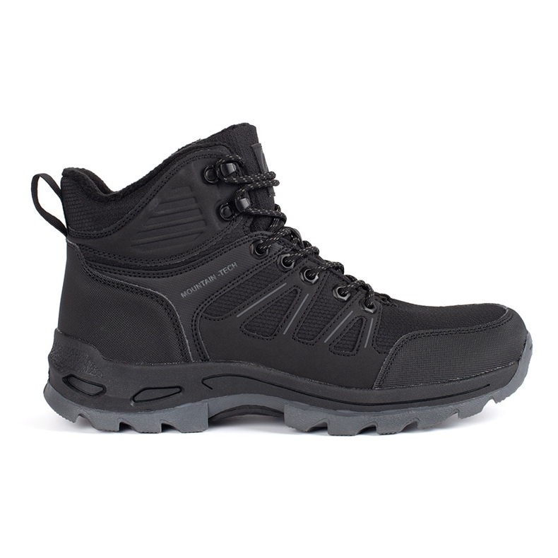 Vico Zapatos trekking altos negros para hombre.