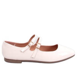 Bailarinas estilo Mercedita Charol Beige