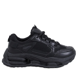Zapatillas mujer plataforma negro