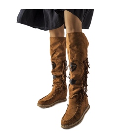 Botas de cuña marrones de Cascia - Solea marrón