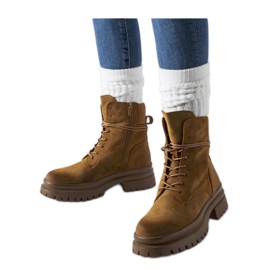 Botas marrones con puntera desgastada de Vadnais - Solea marrón Botas marrones con puntera desgastada de Vadnais - Solea marrón