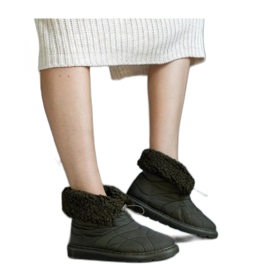 Botas de nieve aislantes verdes con puño Caellita - Solea Botas de nieve aislantes verdes con puño Caellita - Solea