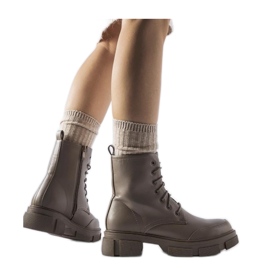 Botas de trabajo aislantes grises y marrones Cunningham - Solea marrón Botas de trabajo aislantes grises y marrones Cunningham - Solea marrón