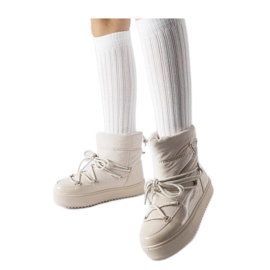 Botas de nieve aislantes beige con elástico Oslavia - Solea