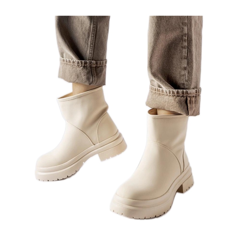 Botas aislantes de goma beige de Clotilde - Solea