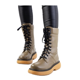 Botas bovver verdes de Redel - Solea Botas bovver verdes de Redel - Solea