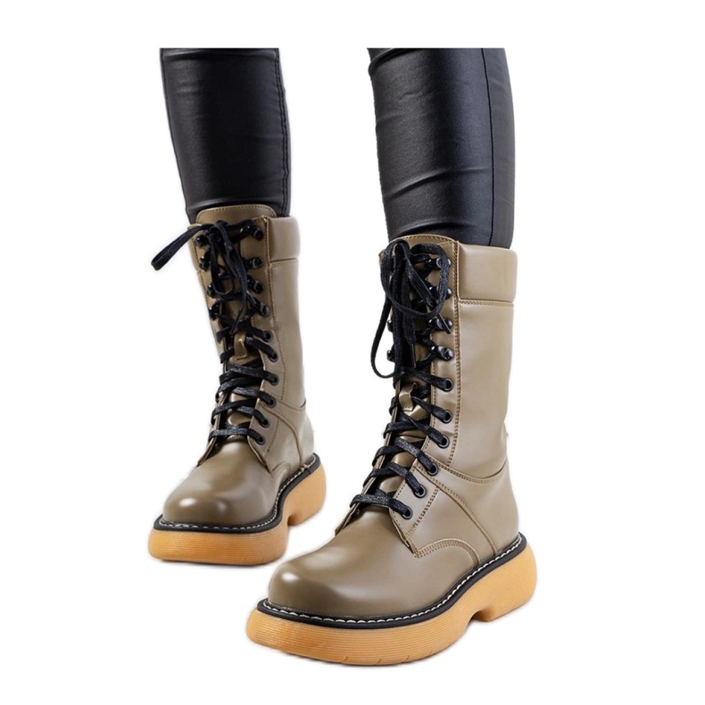 Botas bovver verdes de Redel - Solea Botas bovver verdes de Redel - Solea