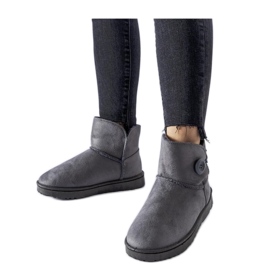 Botas de nieve cortas grises con aislamiento de Snyder - Solea Botas de nieve cortas grises con aislamiento de Snyder - Solea