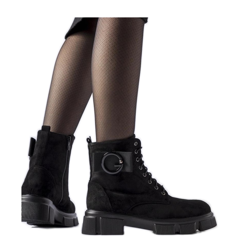 Botas Cusiano - Solea aislantes negras negro